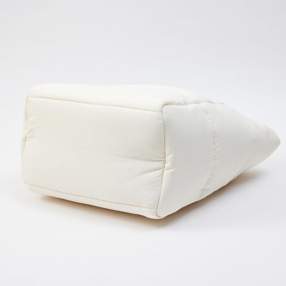 Puffer Tote Bag Women Nylon Lightweight Travel Work Shoulder Crossbody - Picture 7 of 9